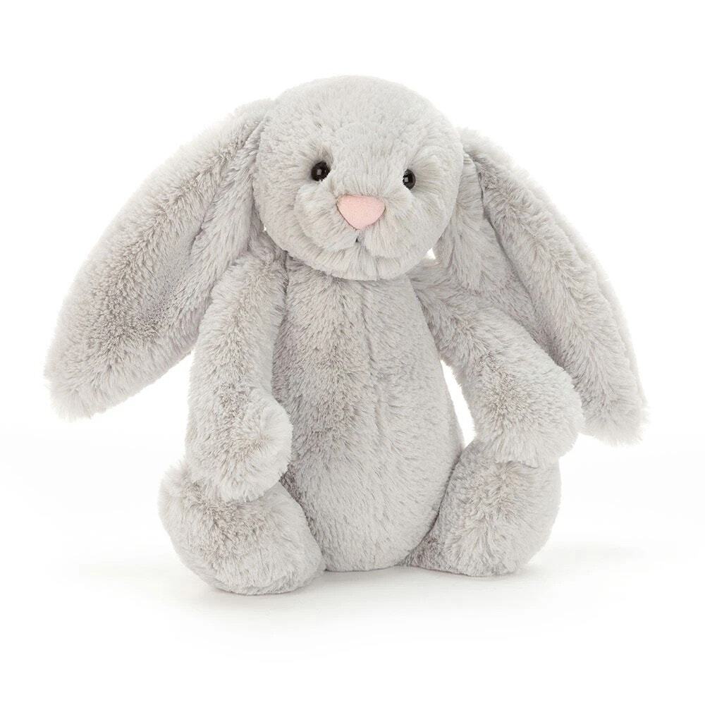 Jellycat Bashful Bunny in Gray/ Silver